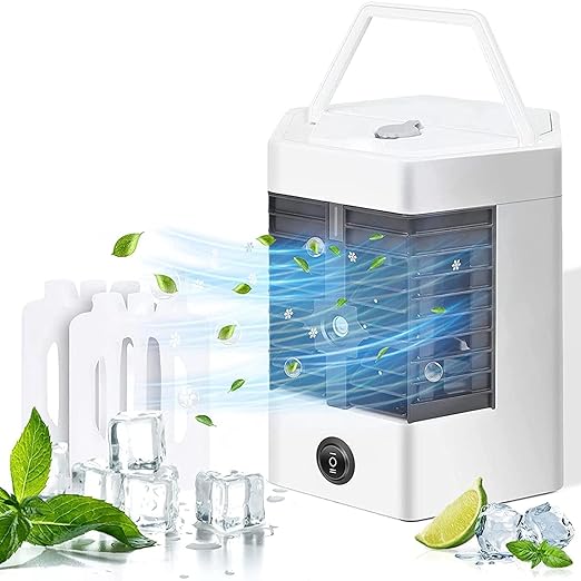 Mini Enfriador de Aire Portátil con Humidificador