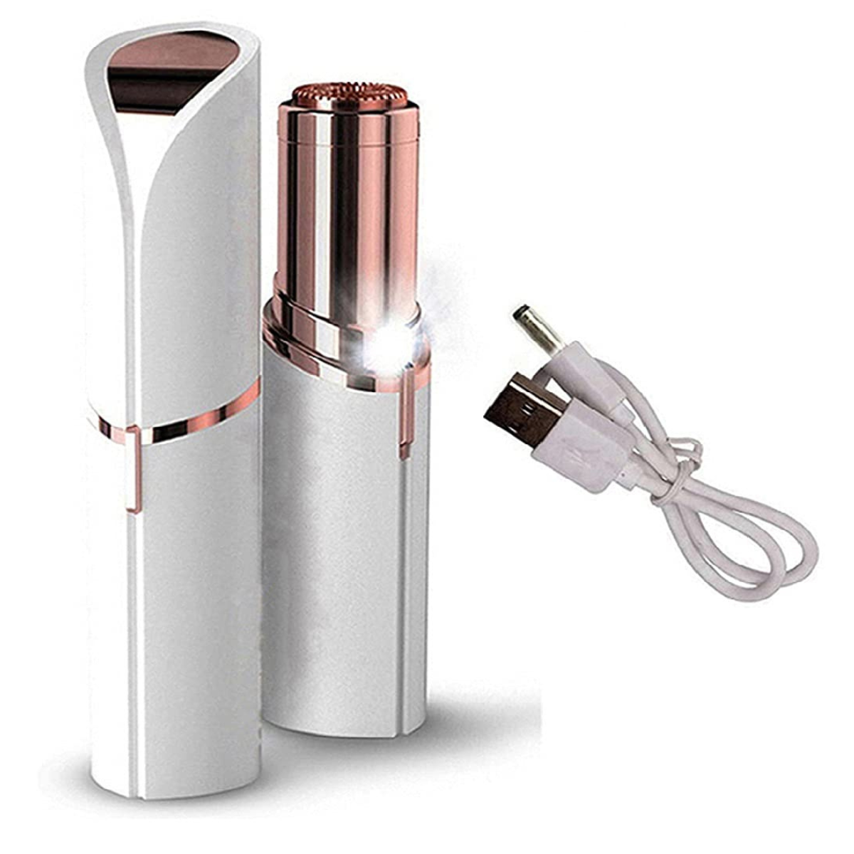 Depiladora Facial Recargable con Luz LED