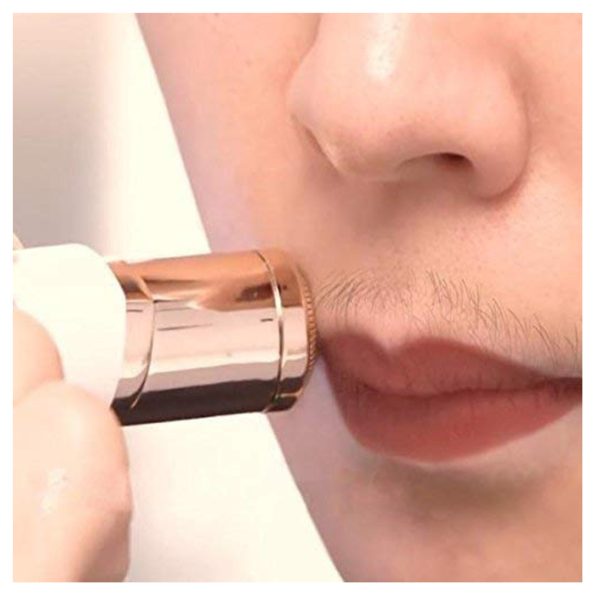 Depiladora Facial Recargable con Luz LED