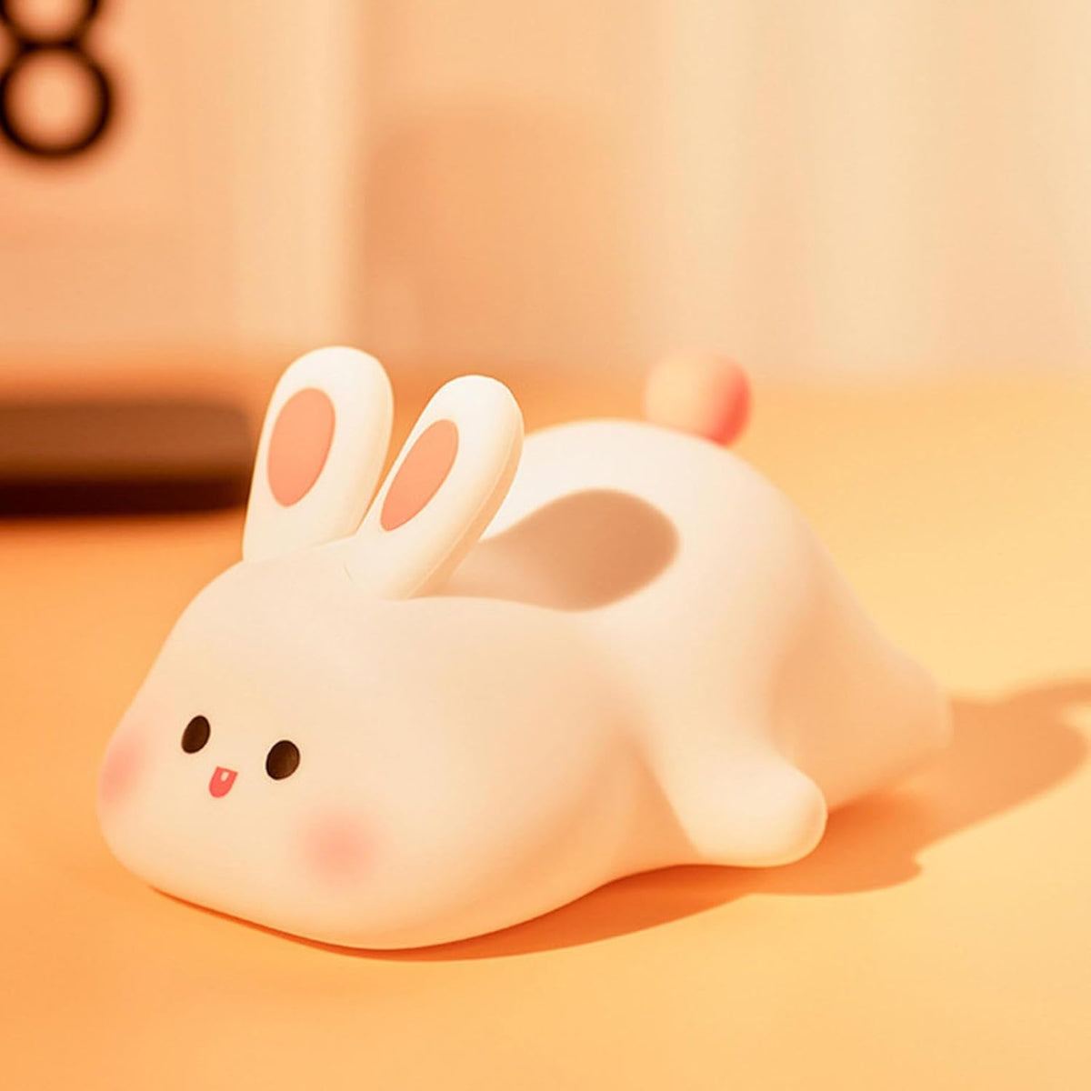 Lámpara de Noche Conejo de Silicona Recargable