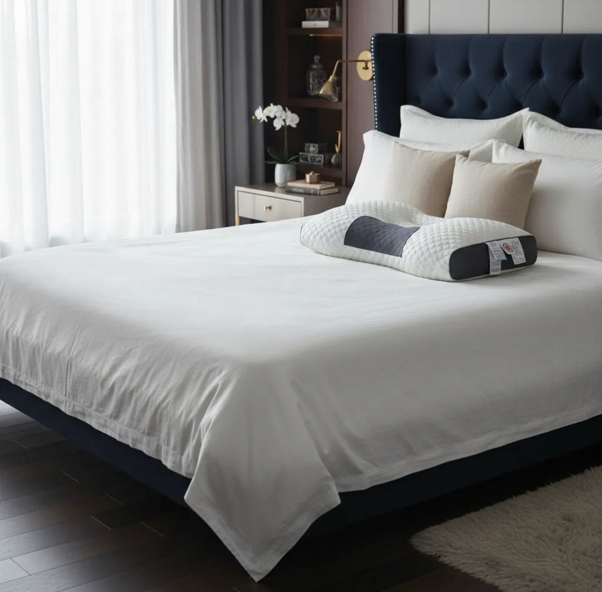 Almohada Cervical Ergonómica de Altura Ajustable