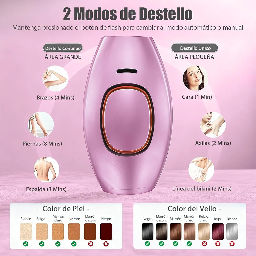 Depiladora IPL de Luz Pulsada para Casa – 5 Niveles