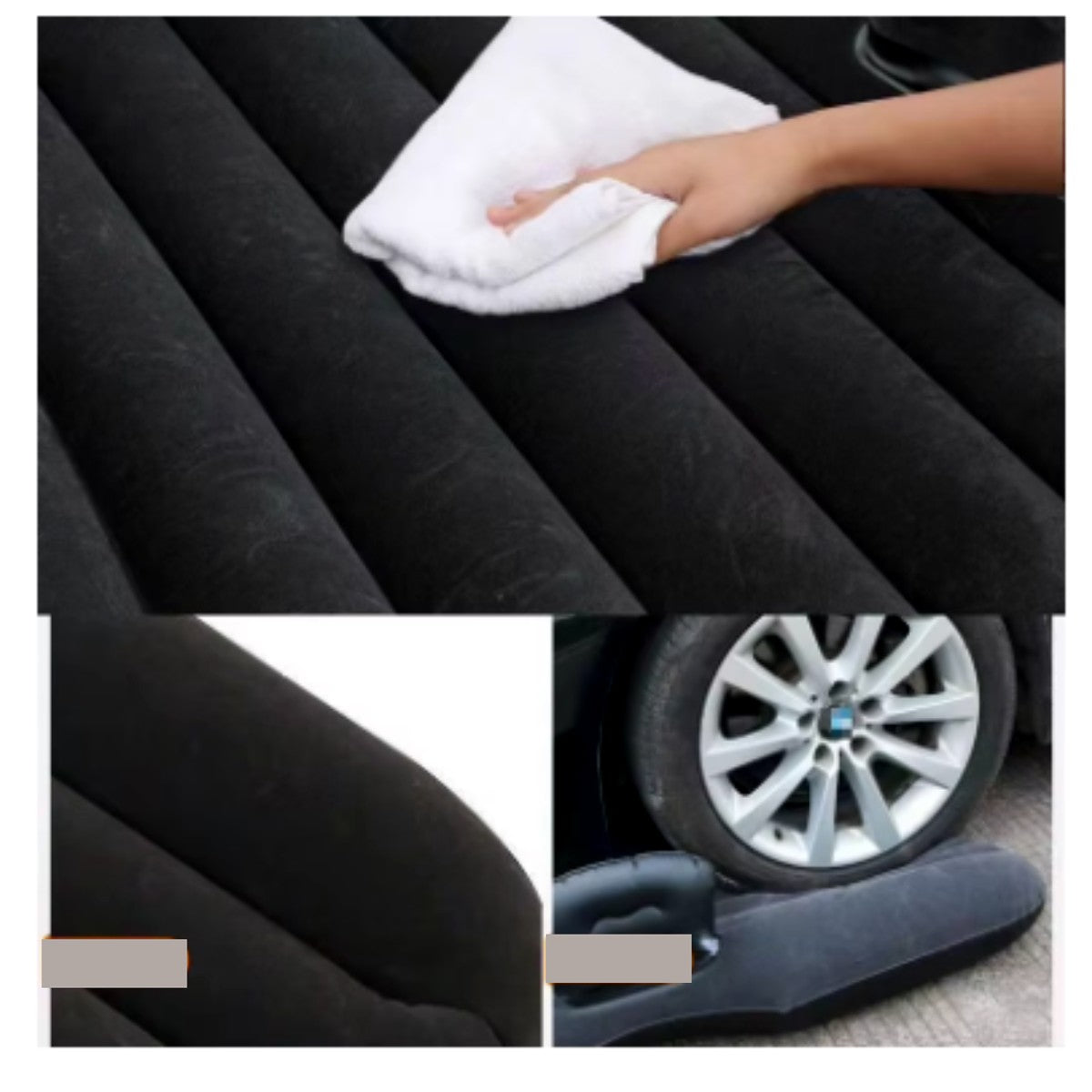 Colchón Inflable para Auto con Inflador 12 V y 2 Almohadas – foto 4