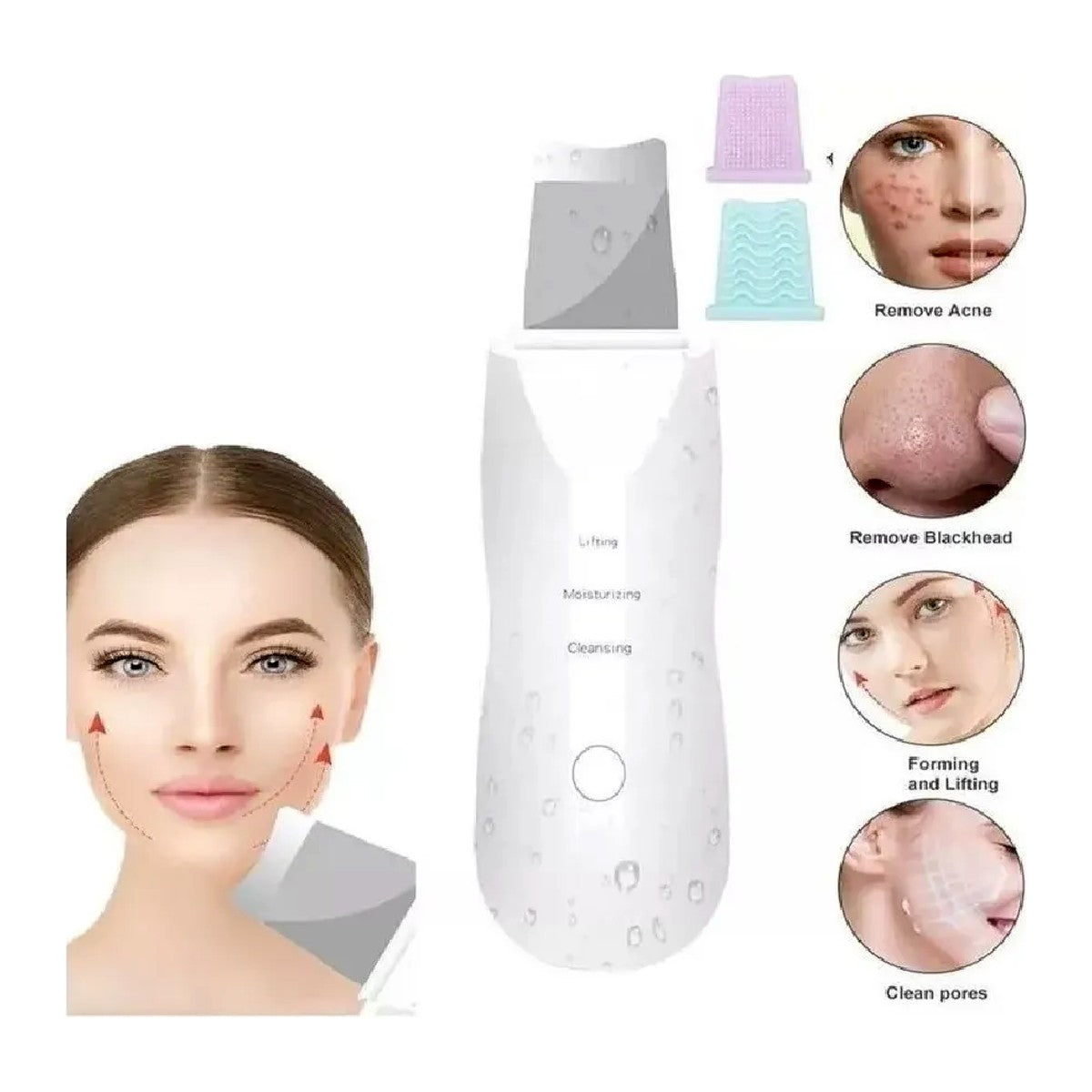 Limpiador Facial Ultrasónico – Paleta para Limpieza Profunda – foto 5