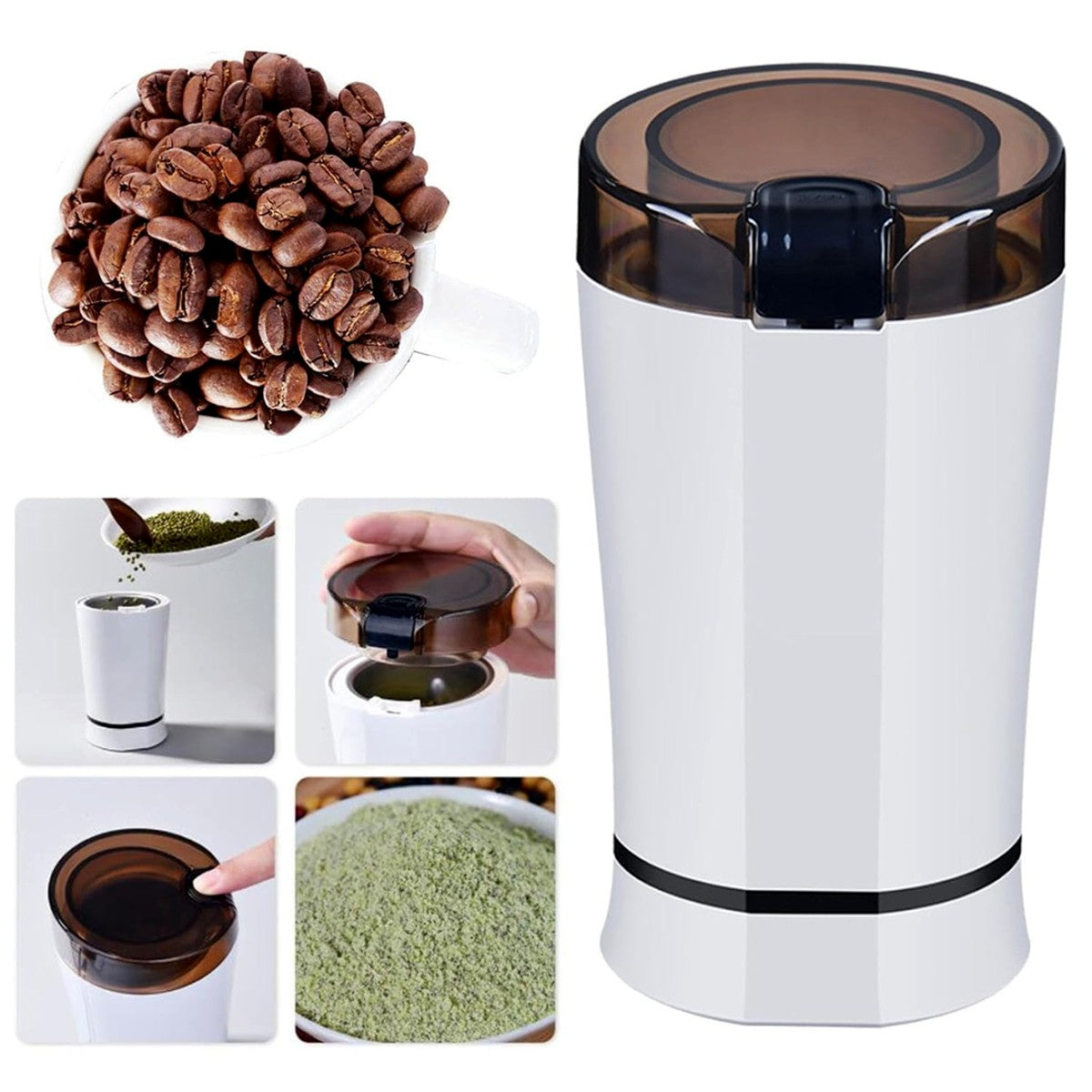 Molinillo Eléctrico para Café, Especias y Semillas