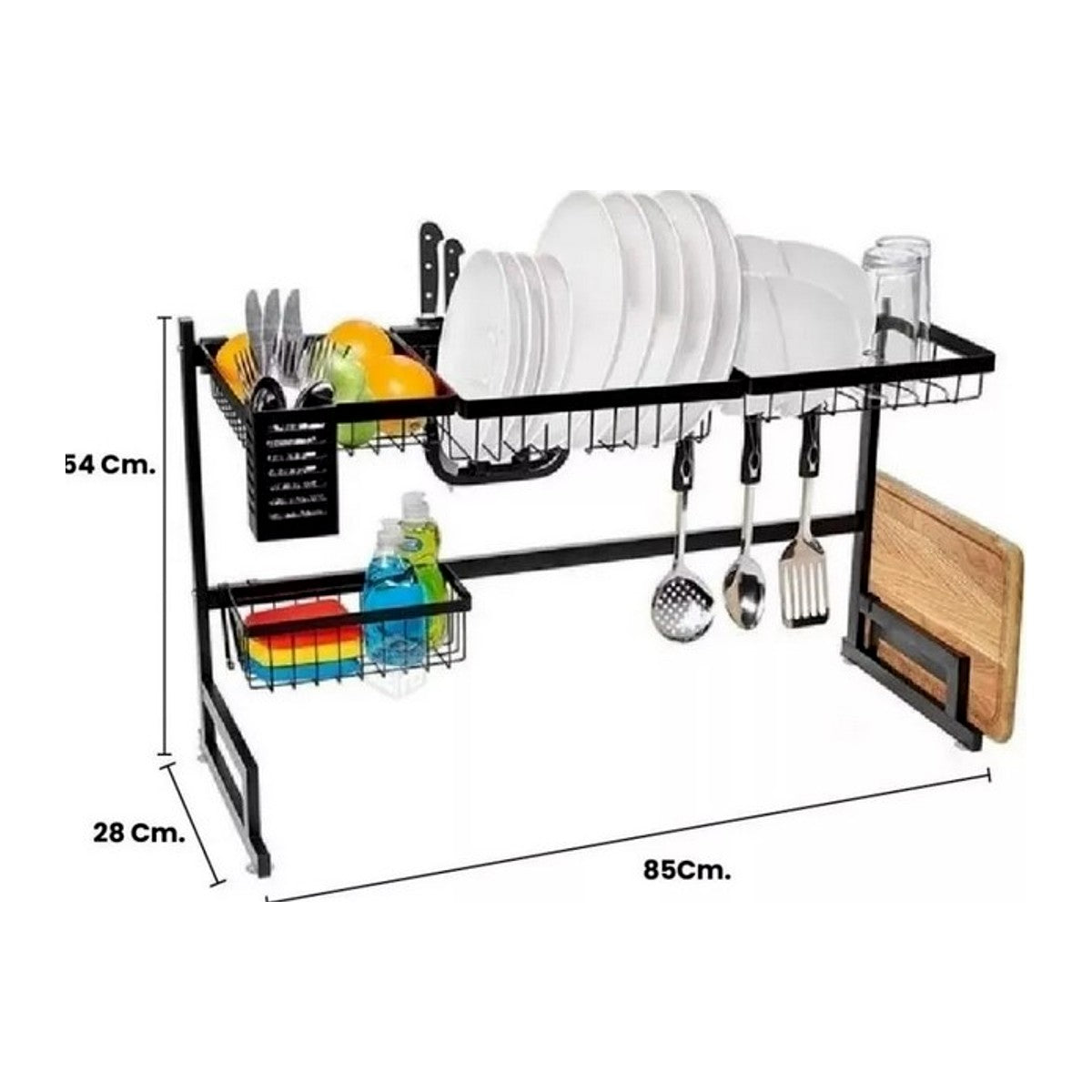 Rack Escurridor Sobre Lavaplatos 85 cm con Accesorios – foto 2
